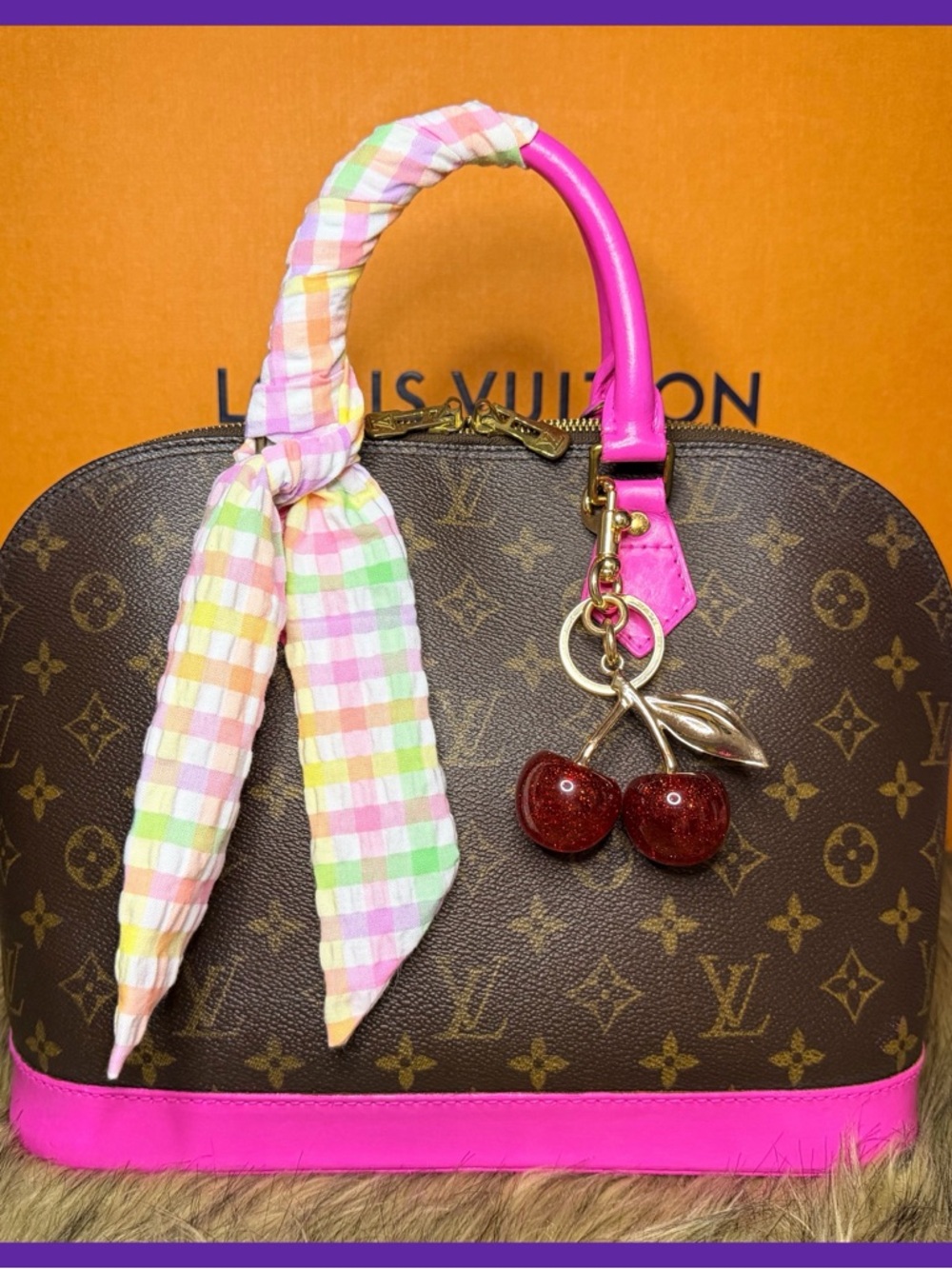 Louis Vuitton Brown Monogram Alma PM